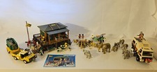 Playmobil Safari-Station 3433 Ngorongoro mit viel Zubehör