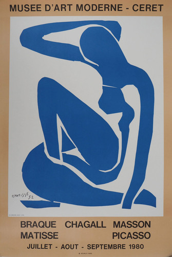 Henri matisse bleu - nu,