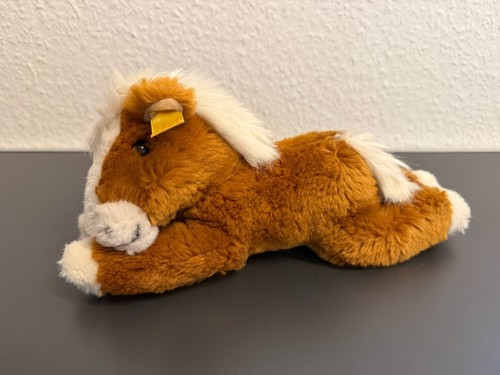 Steiff pferd niki - steiff, liegend
