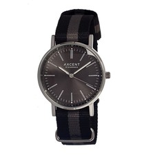 Axcent Uhr schwarz & grau