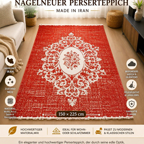 Persischer teppich rot weiß - persischer,