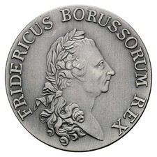 Preussen Silbermedaille 1986 Taler 1786 A stgl Gewicht: 22,2g/1000