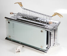 RUSSEL HOBBS Glas Line Toaster für 4 Scheiben inkl Brötchenaufsatz Sandwichzange