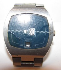 Seltene Tissot Jumping Hour New Timer Blue Dial Automatik Swiss Made Uhr Herren