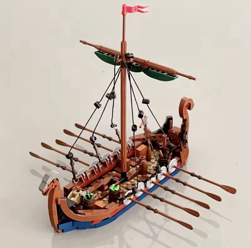 Moc wikinger schiff bausatz - moc,
