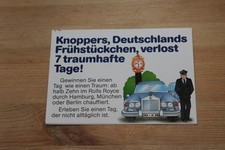 Werbung Dickmann Knoppers 1989 Preisausschreiben