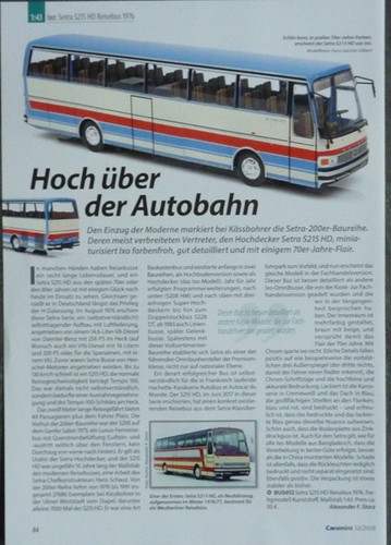 Bus setra 215 reisebus - 215, in
