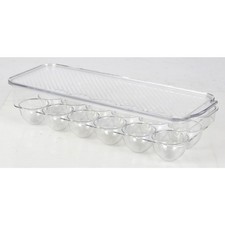 Eierbox für 12 Eier PET transparent Eieraufbewahrung Eierdose Aufbewahrungsbox