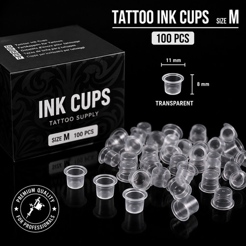 Tattoo farbkappen ink cups - farbkappen, m