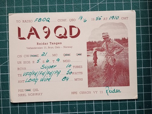 Br0412 amateurfunkkarte qsl - amateurfunkkarte, um
