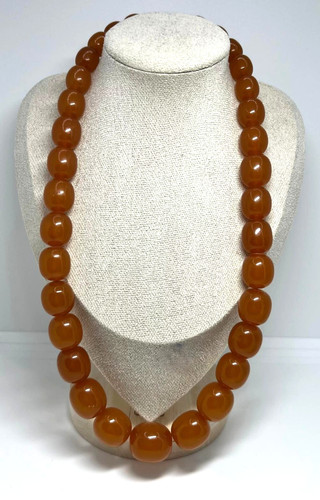 Vintage honigbernstein kette - vintage,