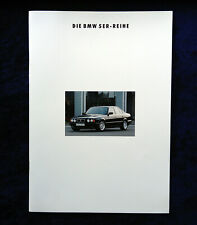 BMW 5er Reihe, E34, Prospekt 1.1993, 518i 520i 525i 525ix 530i 540i auch Touring