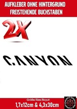 2x Canyon Logo Aufkleber