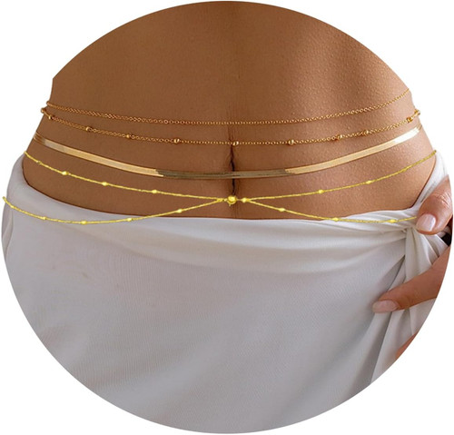 Bauchkette set für frauen - bauchkette,