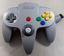 ORIGINAL NINTENDO 64 N64 CONTROLLER/GAMEPAD GRAU GETESTET & GEPRÜFT