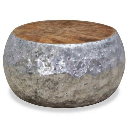 Couchtisch aluminium teak - couchtisch,