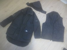 RAN SAT 1 * JACKE f.  FUSSBALLSTADION  * ca. Größe 54 * schwarz * in 1 * VINTAGE