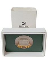 Swarovski Dekofigur Zugwagon Transparent Kristall Elegant Sammlerstück