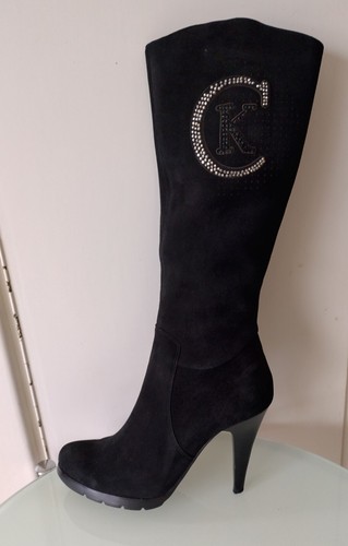 Stiefel leder schwarz - leder, 38