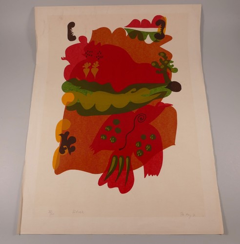 Serigrafie pitt moog 1974 - pitt,