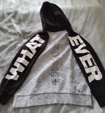 Schöner Kapuzen Pullover Sweatshirt Chiemsee schwarz - grau meliert Gr 152 / 158