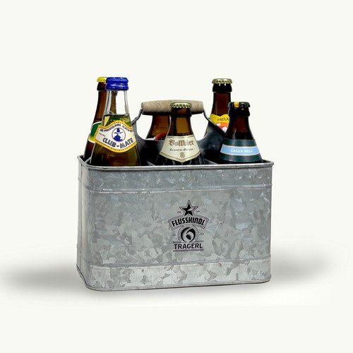 Retro bierträger six pack - six-pack, /