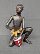 GMUNDNER ? Austria Afrikaner Figur 2213  ceramic mid century Cortendorf ?