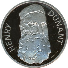 Schweiz 5 Franken 1978 Henry Dunant*