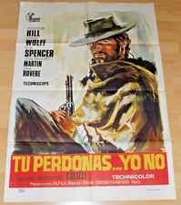 GOTT VERGIBT DJANGO NIE - orig. spanisches Kinoplakat ´69 - SPENCER Terence Hill