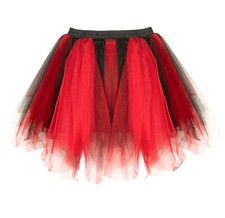 Tüllrock Tutu Teufel rot