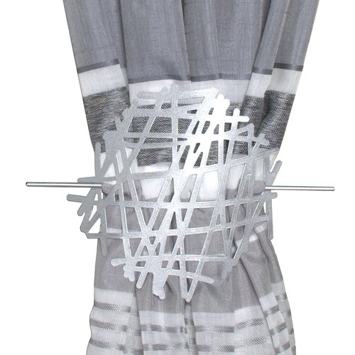 Dekospange gitter silber - dekospange,