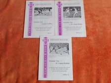 3 Programme DDR-OL  Wismut Aue-Rostock/Cottbus/Union Berlin  1988/89