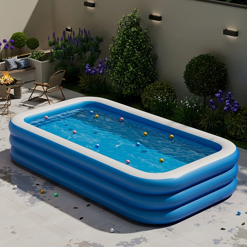 Aufblasbarer gartenpool - aufblasbarer,