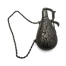 Antikes Zinn Pulverfass –