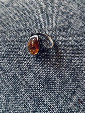 Estate - Small Amber Cabouchon