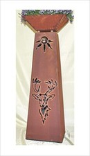 XL Konische Rostsäule+Schale