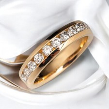 18 K Gelbgold Verlobungsband