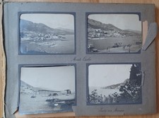 Fotoalbum 48 Historische Ansichten Italien 1912 Monaco Hydroaéroplane Korsika