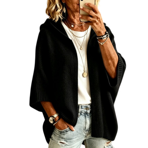 Damen strickcardigan 4 - strickcardigan, 3/4