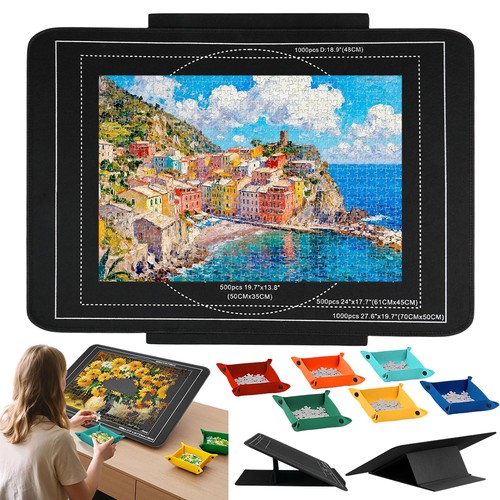 Puzzlebrett mit verstellbarem