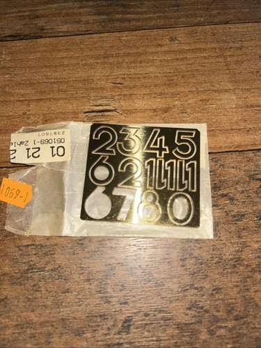 Zahlensatz messing - messing,