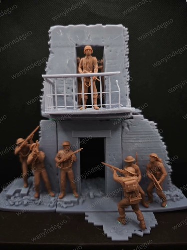 Wwii diorama ambush 9 - 1:35,