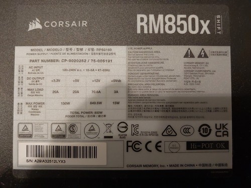 Corsair rmx shift 850w - rmx,