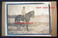 FOTO  / OFFIZIER  MIT  PFERD -