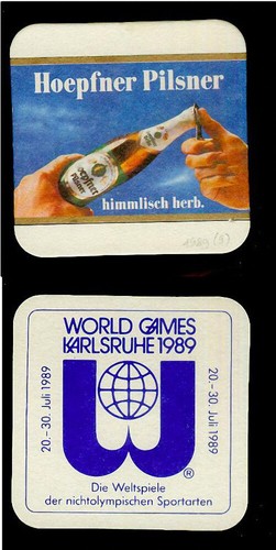 Bierdeckel hoepfner bier - hoepfner,