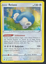 Relaxo Snorlax 131/185 Farbenschock Holo Deutsch NM Pokemon Karte Original