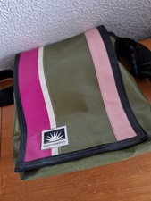 Bootsmann Umhängetasche Maße ca. 34 x 28 x 9 cm LKW-Plane Collegetasche Unisex