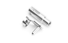 ALU Gabelkopf mit Federklappbolzen Ø 3mm  mit M3 oder M4 Gewinde zur Auswahl: