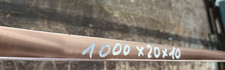 Kupfer 99% Cu.200x20x10 mm Vierkant  Platte Schiene  Leiste Busbar