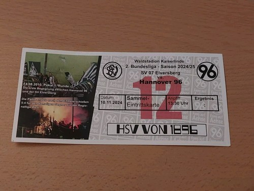 Fan sammler ticket 2024 - sammler, 2024/25